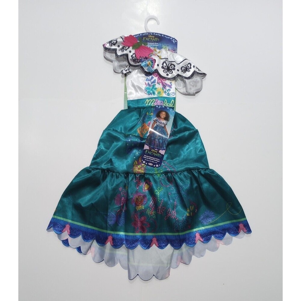 Disney Encanto Mirabel Costume Dress Girls 4-6x Blue